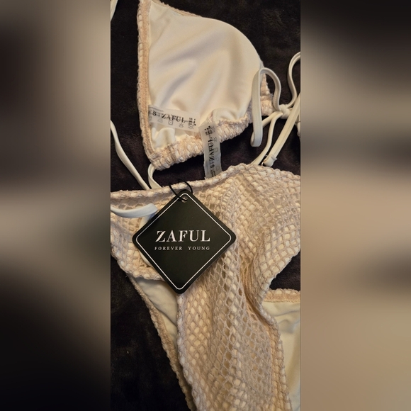 ZAFUL Triangle Fishnet Bikini #435 NWT - Picture 10 of 12